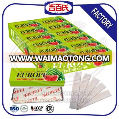 Europe 5 Pcs Watermelon Flavor Chewing Gum